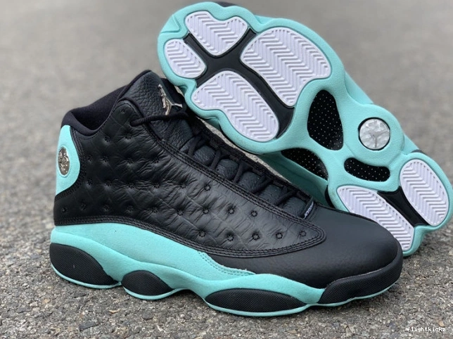 414571-030 Retro Air Green Black Island Jordan 13 0912